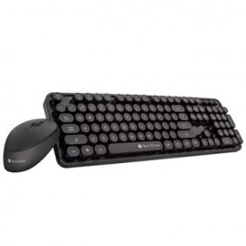 Combo Teclado y Mouse Techzone TZ19 Inalámbrico Negro