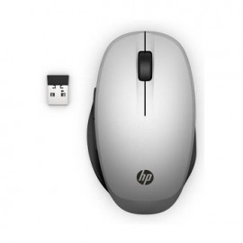 Mouse HP Dual Mode 300 Inalámbrico Plata