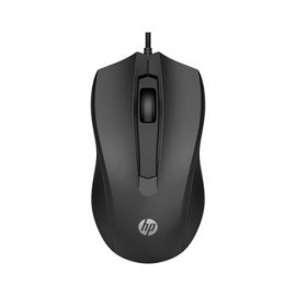 Mouse HP 100 Alámbrico Negro