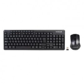 Combo Mouse y Teclado Techzone TZ16 Inalámbrico Negro