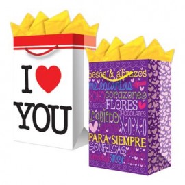 Bolsa de Regalo Granmark Amor Chica Varios Modelos 1 pza