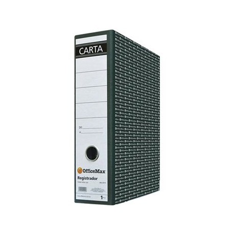 Registrador Officemax Tamaño Carta Verde Pza