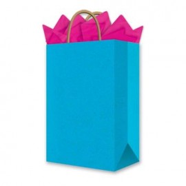 Bolsa de Regalo Granmark Mediana Kraft Azul Celeste