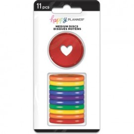 Discos Expandibles The Happy Planner Multicolor 11 piezas