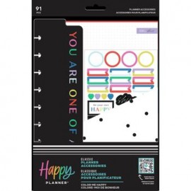 Accesorios de Planificador The Happy Planner Be Your Own Happy 91 piezas