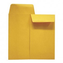 Sobre Coin con Solapa Engomada Oxford Kraft Amarillo 50 piezas