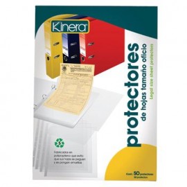 PROTECTOR DE HOJAS OFICIO KINERA 50