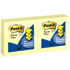 Post-It Notas Pop-Up Amarillas 6 Blocks de 100 hojas