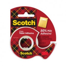 Cinta Súper Adhesiva con Despachador Scotch 19mm x 16.5m