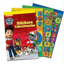 Block de Stickers Paw Patrol Varios Diseños 1 pza