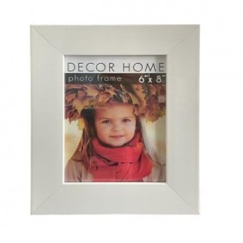 Portarretrato Decor Home Moldura 4 Blanco 6x8"