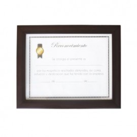 Porta Reconocimiento OfficeMax Chocolate 21.5 x 28 cm