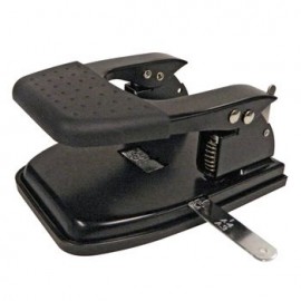 Perforadora Metalica 2 Orificios Color Negro OMX