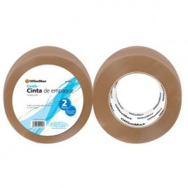 Cinta Canela para Empaque OfficeMax 48mm x 150m 2pzas