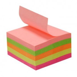 Notas Adhesivas Neón OfficeMax 200 hojas 3.8x3.8cm