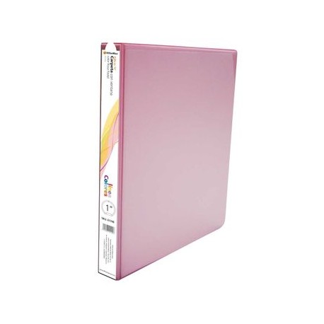 Carpeta Panorámica Tamaño Carta 1" Herraje O OfficeMax Rosa Pastel