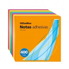 Notas Adhesivas Amarillas OfficeMax 400 hojas 3x3"