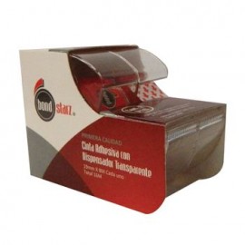 Cinta Adhesiva Transparente Premium 2Pz Con Dispensador