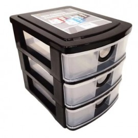 Mini Cajonera OfficeMax para Escritorio 3 Niveles Varios Colores 1 pza