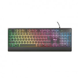 Teclado Gaming Trust Alámbrico Negro