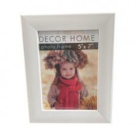 Portarretrato Decor Home Moldura 38 Blanco 5x7"