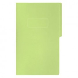 Folder Tipo Pressboard Tamaño Oficio Broche 8cm Fortec Verde 5pzas