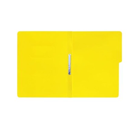 Folder Tipo Pressboard Tamaño Carta Broche 8cm Fortec Amarilla 5pzas