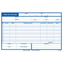 Nota de Entrada 1/2C 2B-100 565 2 Blocks de 25 juegos