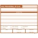 Vale Provisional 1/4 carta, 4 blocks de 50 hojas