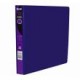 Carpeta Panorámica Tamaño Carta 1" Herraje O Samsill Morado Neón
