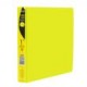 Carpeta Panorámica Tamaño Carta 1" Herraje O Samsill Amarillo Neón
