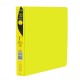 Carpeta Panorámica Tamaño Carta 1" Herraje O Samsill Amarillo Neón