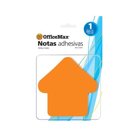 Notas Adhesivas Flecha Neón OfficeMax 200 hojas