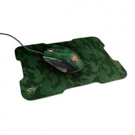 Mouse Gaming Trust GXT781 RIXA Alámbrico y Mouse Pad Camo