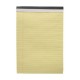 Block Rayado Tamaño Carta OfficeMax Color Amarillo 50 hojas