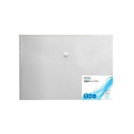 Sobre Tamaño Carta Horizontal con Botón Polipropileno OfficeMax Varios Colores 1 pza