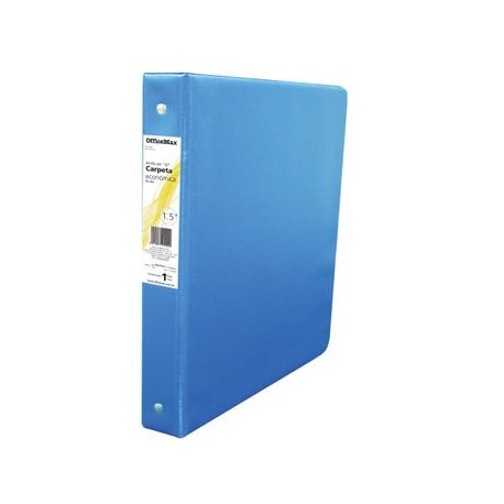 Carpeta Básica Tamaño Carta 1.5" Herraje O OfficeMax Azul