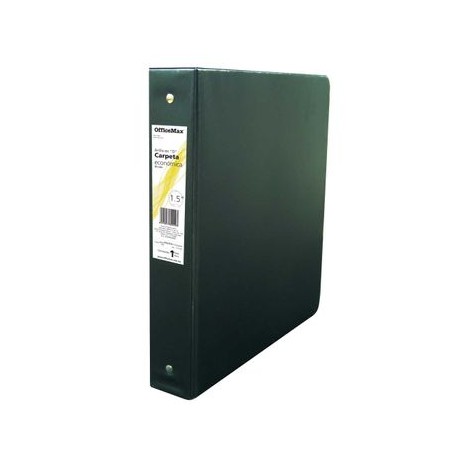 Carpeta Básica Tamaño Carta 1.5" Herraje O OfficeMax Negra