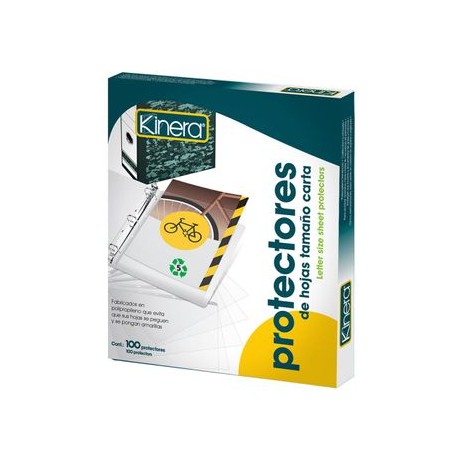 PROTECTOR DE HOJAS CARTA KINERA 10 0 H