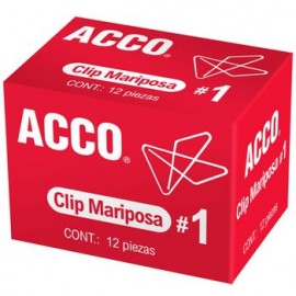 Clip Mariposa Ñ1 12 pz