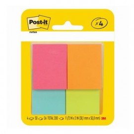 Post-It Notas Adhesivas Multicolor 1.5x2" 200 piezas