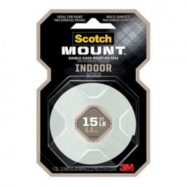 Cinta de Montaje Scotch Doble Cara 1.27cm x 1.90m