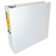 Carpeta Panorámica Tamaño Carta 3" Herraje D Lefort Blanca
