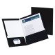 Folder Laminado Tamaño Carta Oxford Negro 5 piezas