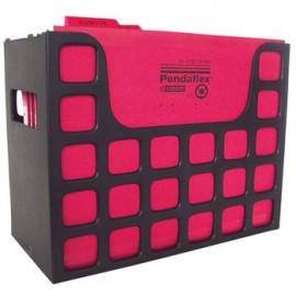 ARCHIVERO DE ESCRITORIO NEG 24X1X15 CM con 5 FOLD COLGANTE