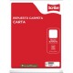 Hojas para Carpeta Tamaño Carta Blancas Scribe 100 hojas