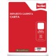 Hojas para Carpeta Tamaño Carta Blancas Scribe 100 hojas