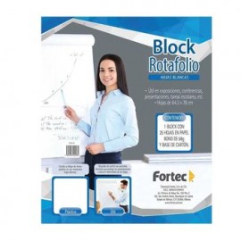 Rotafolio Fortec Blanco 64x78cm 25 hojas