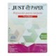 Hoja para Carpeta Tamaño Carta Rayadas Just Paper 100 hojas