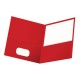 Folder Doble Solapa Tamaño Carta Oxford Rojo 5 piezas
